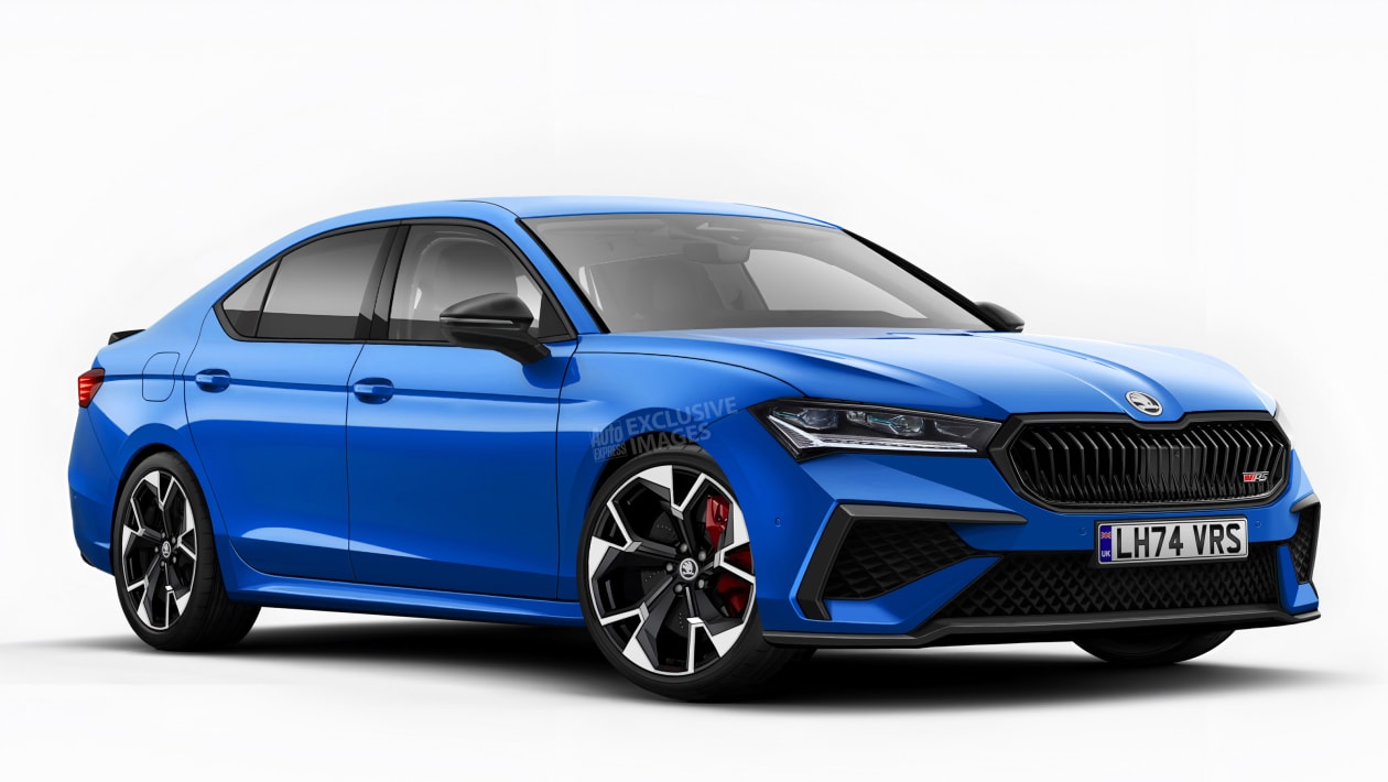 First Ever Skoda Superb VRS New Performance Flagship Is Coming To Top